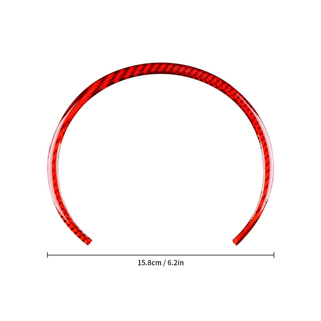 AIRSPEED Mini Mini Tachometer Speedometer Interior Trim Sticker Carbon Fiber Interior Parts Custom Dress