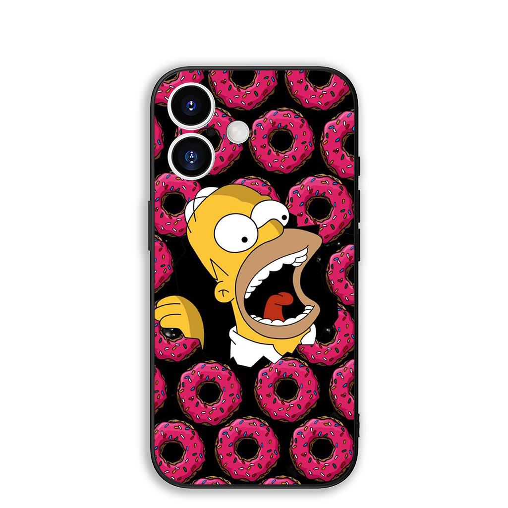 

Cover for Apple iPhone 17 16 Plus 13 12 Pro Max Mini X XR Xs ProMax 16E 15+ 17+ Air Phone Case The S-Simpsons Comics Bart iPhone 13 Pro