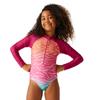 Regatta Childrens/Kids Ombre Long-Sleeved One Piece Swimsuit