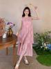 Black New Product Super Good-looking Suspender Dress Women's Summer Dopamine Seaside Vacation Piece Beach Vest Long Dress