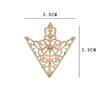 Korean Hollow Out Collar Pin Brooch for Men and Women