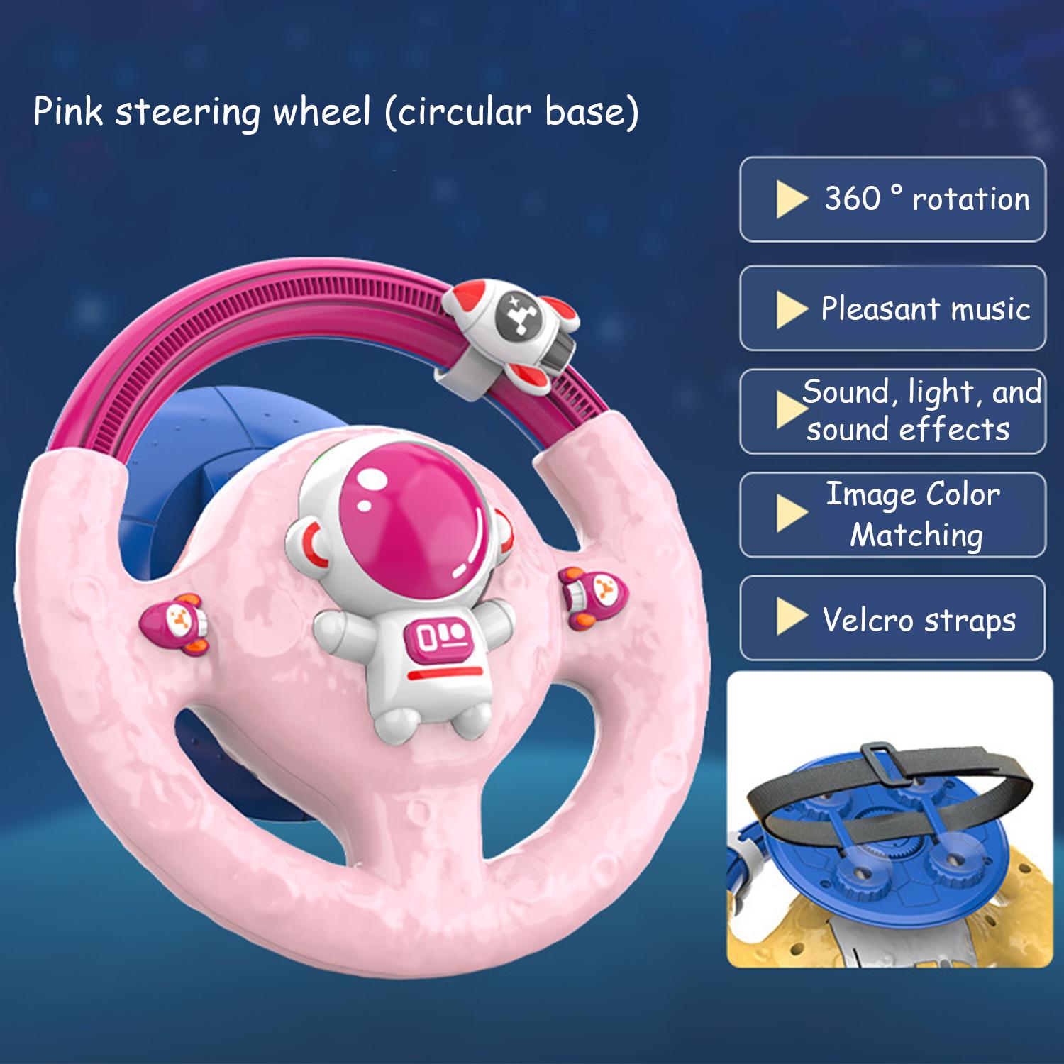 

Детская игрушка с вертикальным рулевым колесом, имитация автомобиля, установленная на автомобиле, детская обучающая машина для раннего образования, игрушка-головоломка