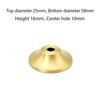 M10 Ceramic Desk Lamp Brass Base Connector Long Lasting Hardware Part for Household Lighting Fixture Upgrade