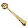 Coffee Spoon Sealing Clip 2 in 1 Stainless Steel Tight Sealing Deepen Design Convenient Practical Coffee Drinking Tools