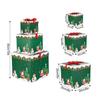 Christmas Nesting Gift Boxes With Lid For Holiday Packaging Empty Advent Calendar Candy Box Christmas Tree Gift Wrap Boxes
