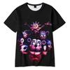 Summer Clothing Fitness Five Nights At Freddy's Printed O Neck T-shirt for Male Oversized New Men T-shirts Tops