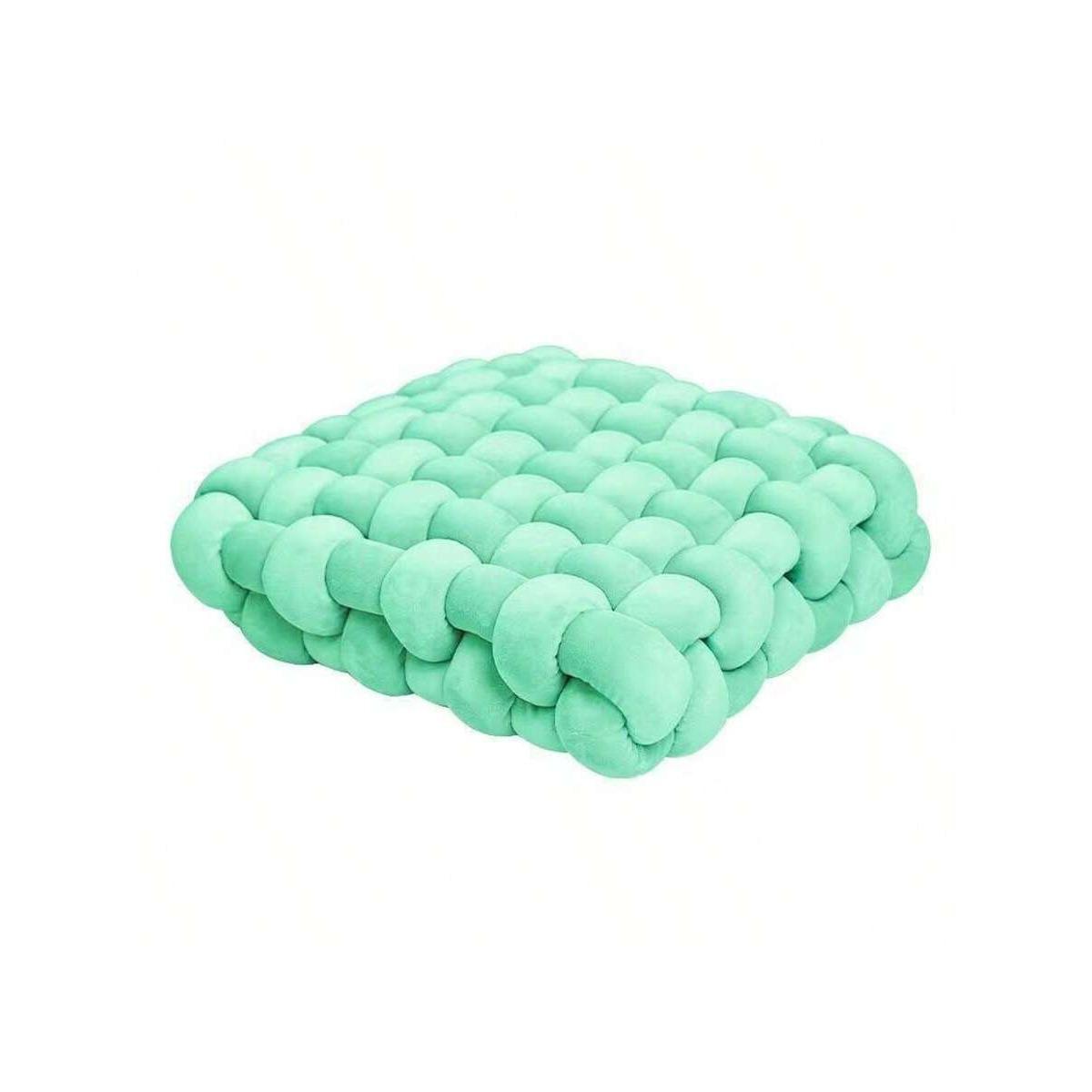 

1 Hand Woven Square Sofa Cushion, Used For Living Room Sofas, Bedrooms, And Offices 30x33x12cm