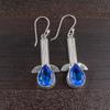 Natural Tanzanite Gemstone 925 Sterling Silver Handcrafted Jewelry Earring EE-36-6