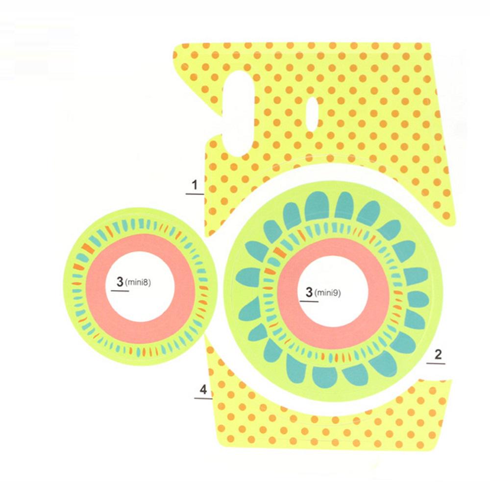 Buy For Instax Mini 8/9 Sunflower Stickers Protection For Fujifilm