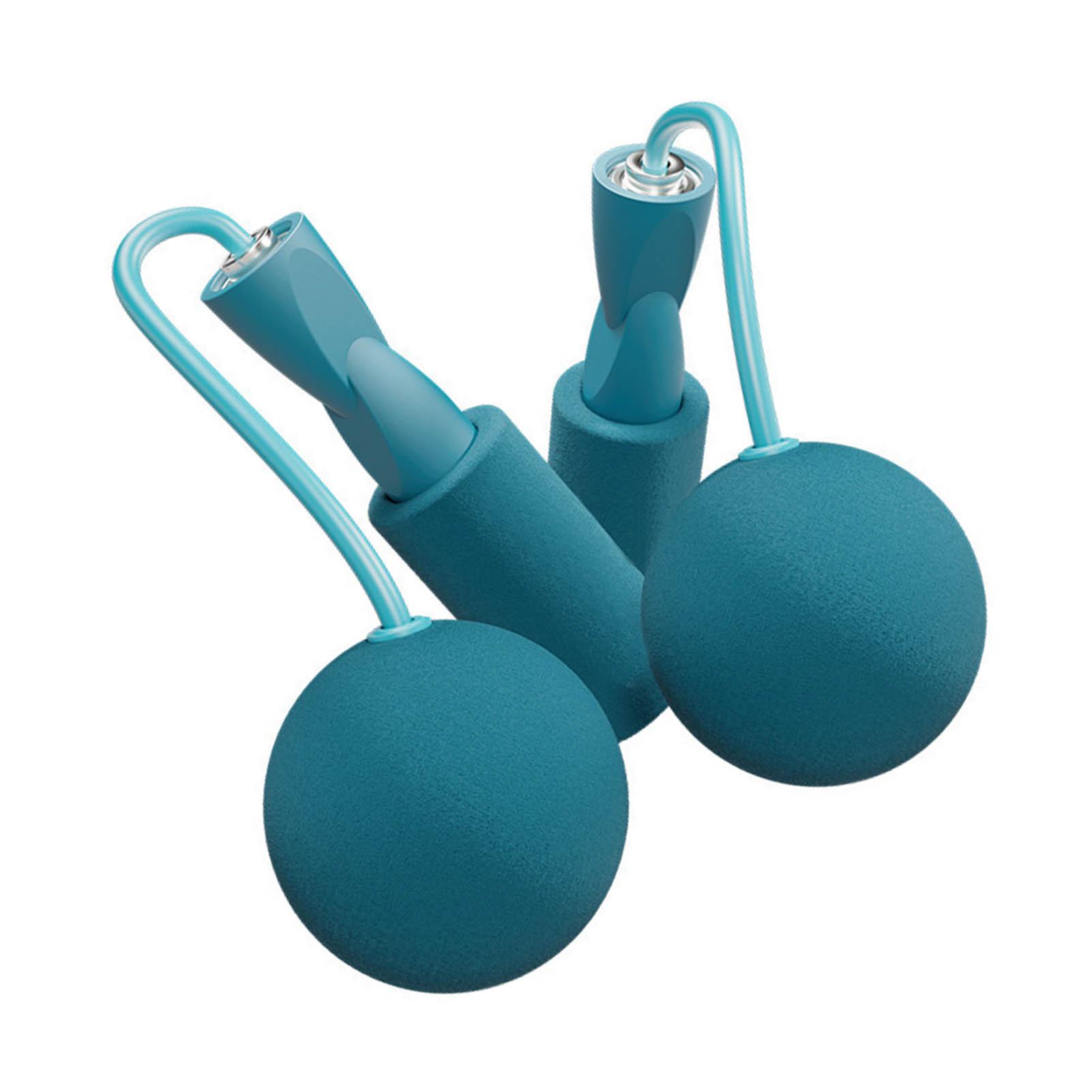 

Беспроводная скакалка Портативная утяжеленная скакалка без веревки для тренировок Фитнес-упражнения Розовая