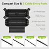 Outdoor Extension Cord Safety Cover with Waterproof Seal Electrical Connection Box Protect Outlet,Plug,Socket,Decoration Light
