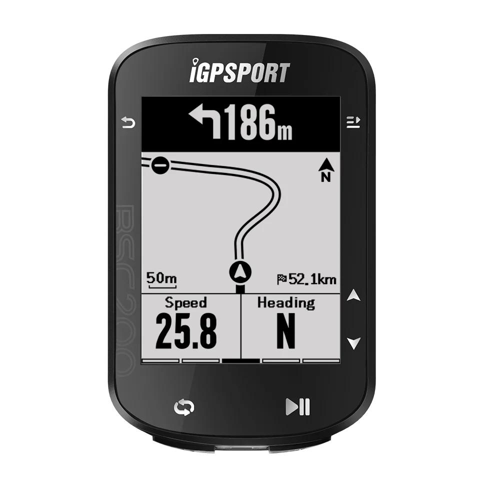 IGPSPORT BSC200 GPS велосипедный компьютер велосипедный одометр беспроводной спидометр навигация по маршруту ANT + Bluetooth5.0 аксессуары BSC200