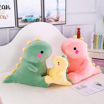 25CM Adoráveis Brinquedos de Pelúcia de Dinossauro Super Macios Desenho Animado Animais de Pelúcia Bonecas Dino para Crianças Bebê Boneca de Abraço Travesseiro de Dormir Decoração de Casa