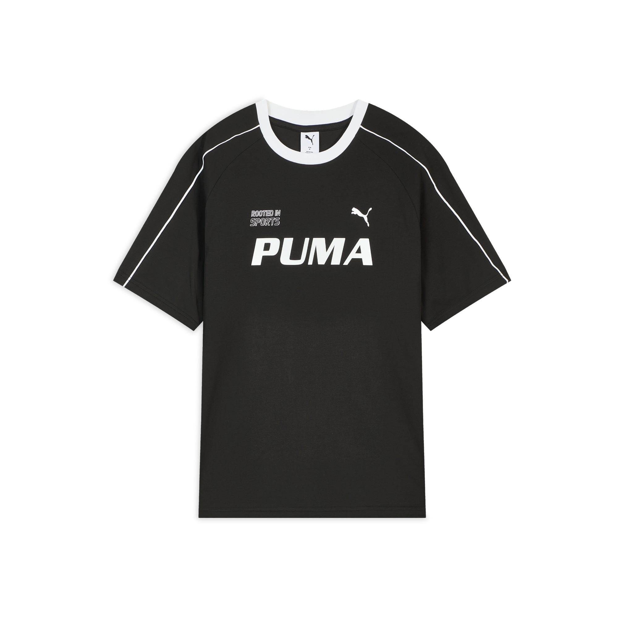 Puma Cool Loose Fit Logo Round Neck Casual T-Shirt Unisex tops 695496-01 M