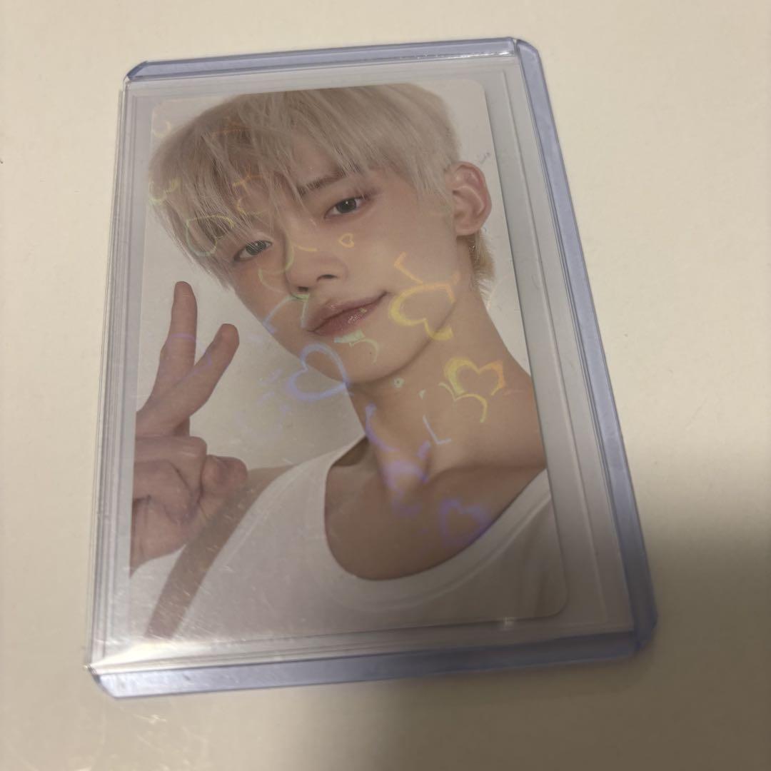 

[USED] TXT Yeonjun trading card heart hologram weverse bonus