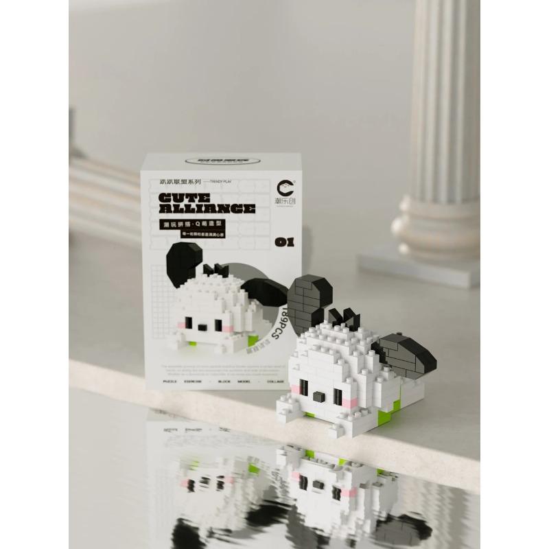 MINISO Cartoon Ornaments Micro Building Blocks Action Figures Nano Blocks Disney Sanrio Kids Toys Christmas Birthdays Gifs