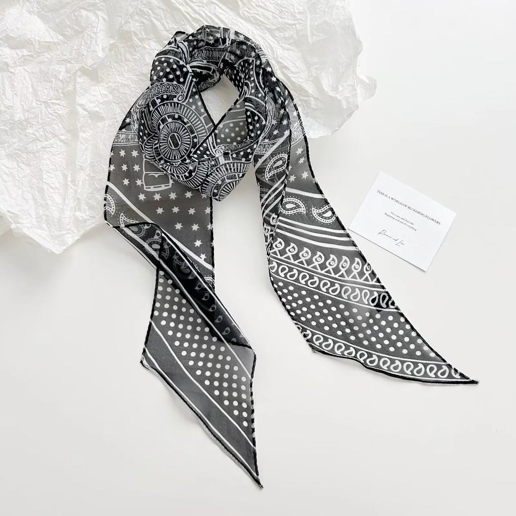 100% nature Silk Scarf Fashion Women Scarves Shawl Hijab Bandana Kerchief Pashmina Neckerchief Foulard Female Echarpe  10*150cm
