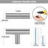 20 Pack Kitchen Drawer Pulls Cupboard Handles Cabinet Handle Stainless Steel