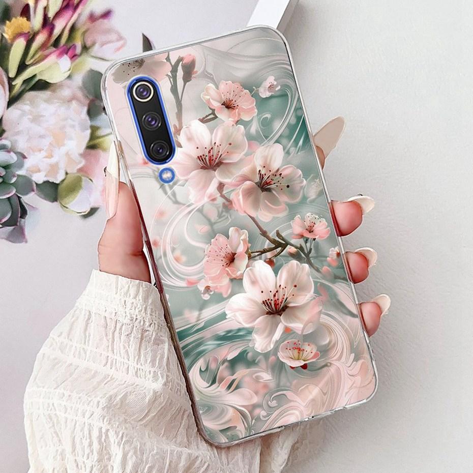 Cute Painting Phone Case For Xiaomi Mi 9 9SE 9Lite Soft Silicone TPU Back Cover For Xiaomi Mi9 9 SE 9 Lite Cases Bumpers