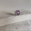 Silberring mit natürlichem Amethyst, Zirkonia (2128922)