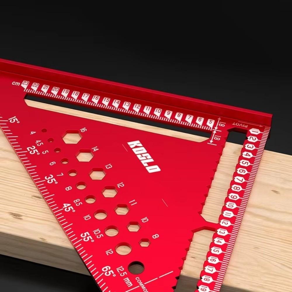 Drill Bit Measuring Multi Angle Ruler Positioning Pin Scribe Marking Rule  Woodworking