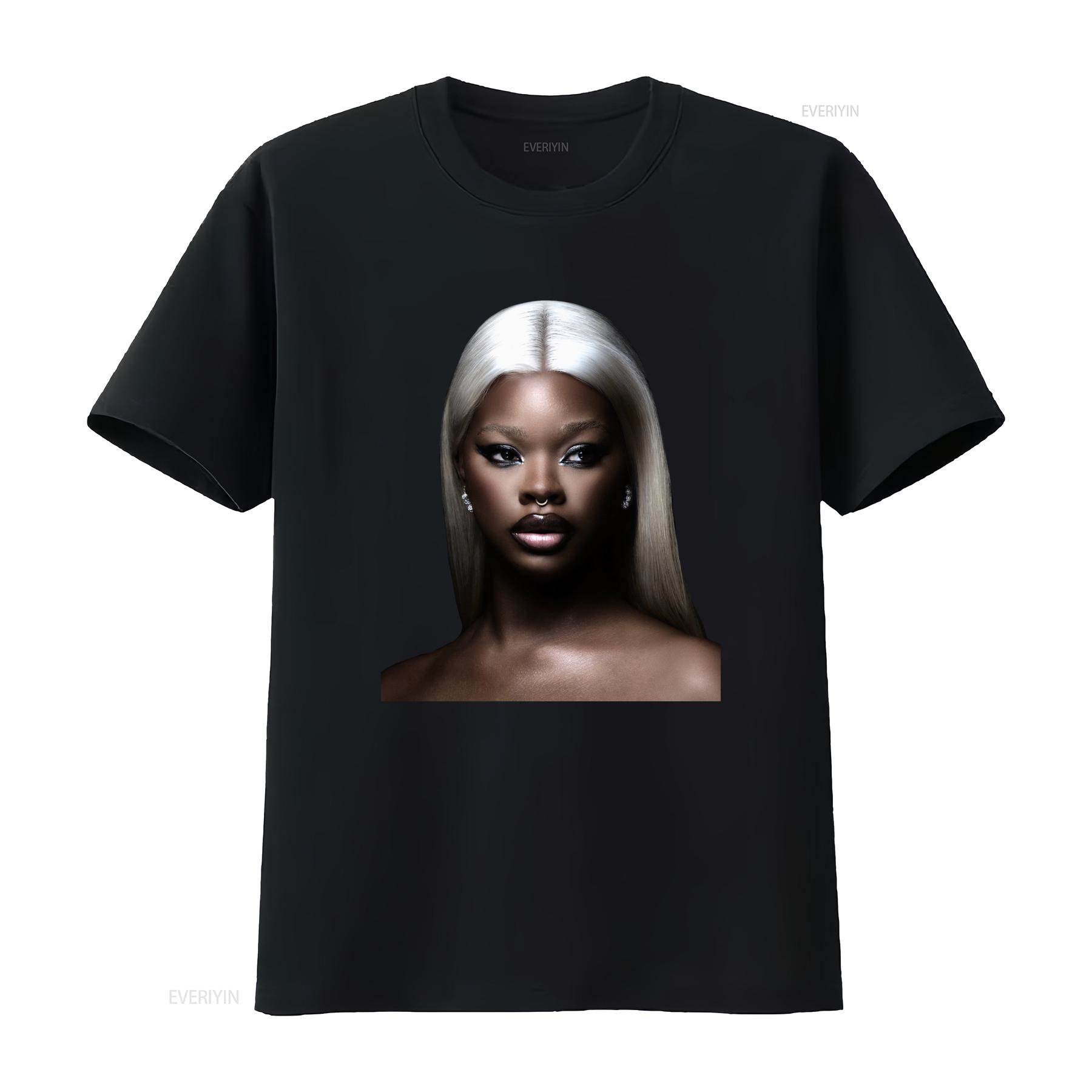 

JT Face Card T Shirt Jatavia City Girls Album vintage Washed Slightly Unisex Versatile homme fashion streetwear Stretched 4XL