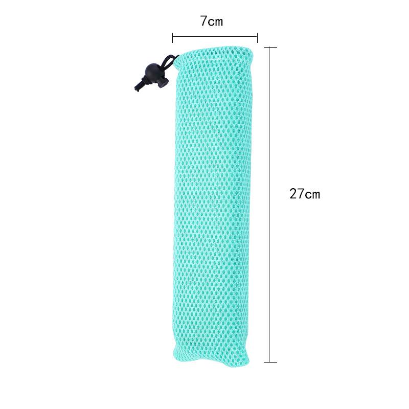 Portable Travel Cutlery Bag - Drawstring Cloth Sleeve for Chopsticks, Knife, Fork & Spoon