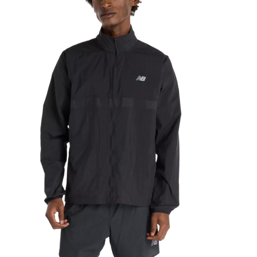 

New Balance Jackets Men s Black Turtleneck Moderate Hard Shell MJ41279-BK 2XL