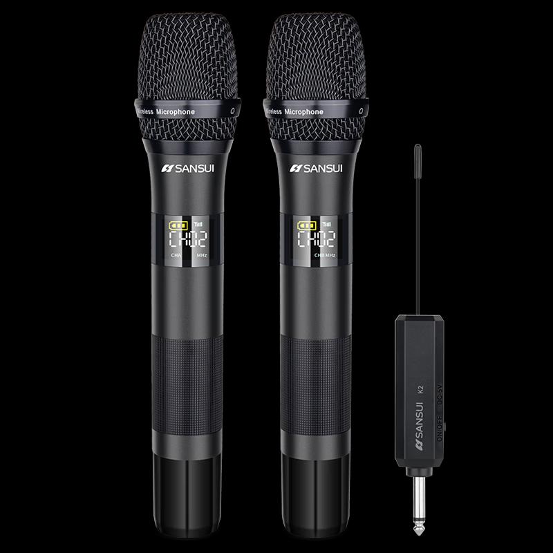

SANSUI K12 Dual UHF Wireless Microphone System