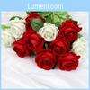 Realistic Velvet Rose Bouquet For Wedding Photography Home Office Decoration Idea
