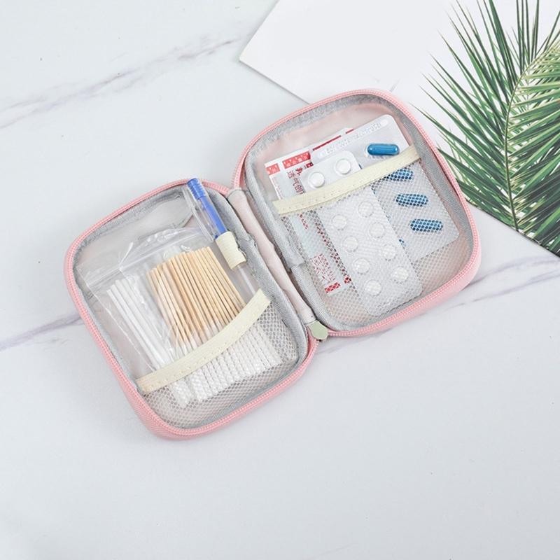 First Aid Bag,Empty First Aid Pouch,Mini Portable Medicals Bag for Outdoor Multifunction Emergency Medicine Storage Bag