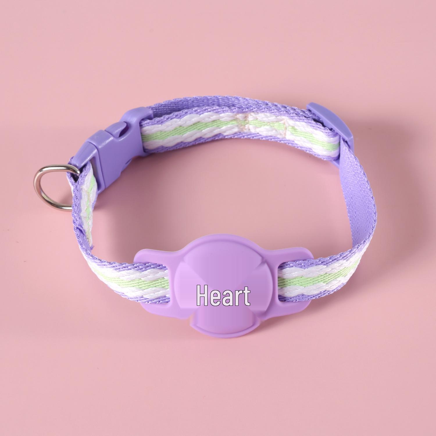 

Shiba Inu AirTag Protective Collar for Small & Medium Pets - Anti-lost Tracking Leash for Dogs & Cats. M (24-40cm) Collar