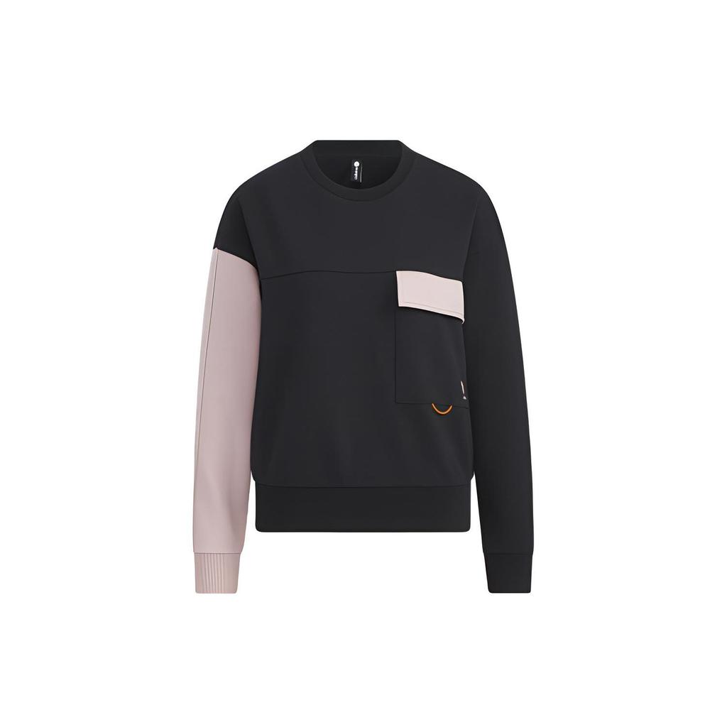 Adidas Neo W Gsg Cb Sweat Color Block Crewneck Pullover Women Sweatshirts Black HM7405