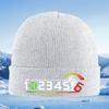 Reaper Numbers Speedometer Black Background Design Men Women Unisex Knitted Hat Beanie Pullover Cap Winter Thermal Warm Christma