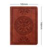 Portable Notebook Vintage Pattern PU Leather Notepad A6 Note Book Stationery Gift Pocket Diary