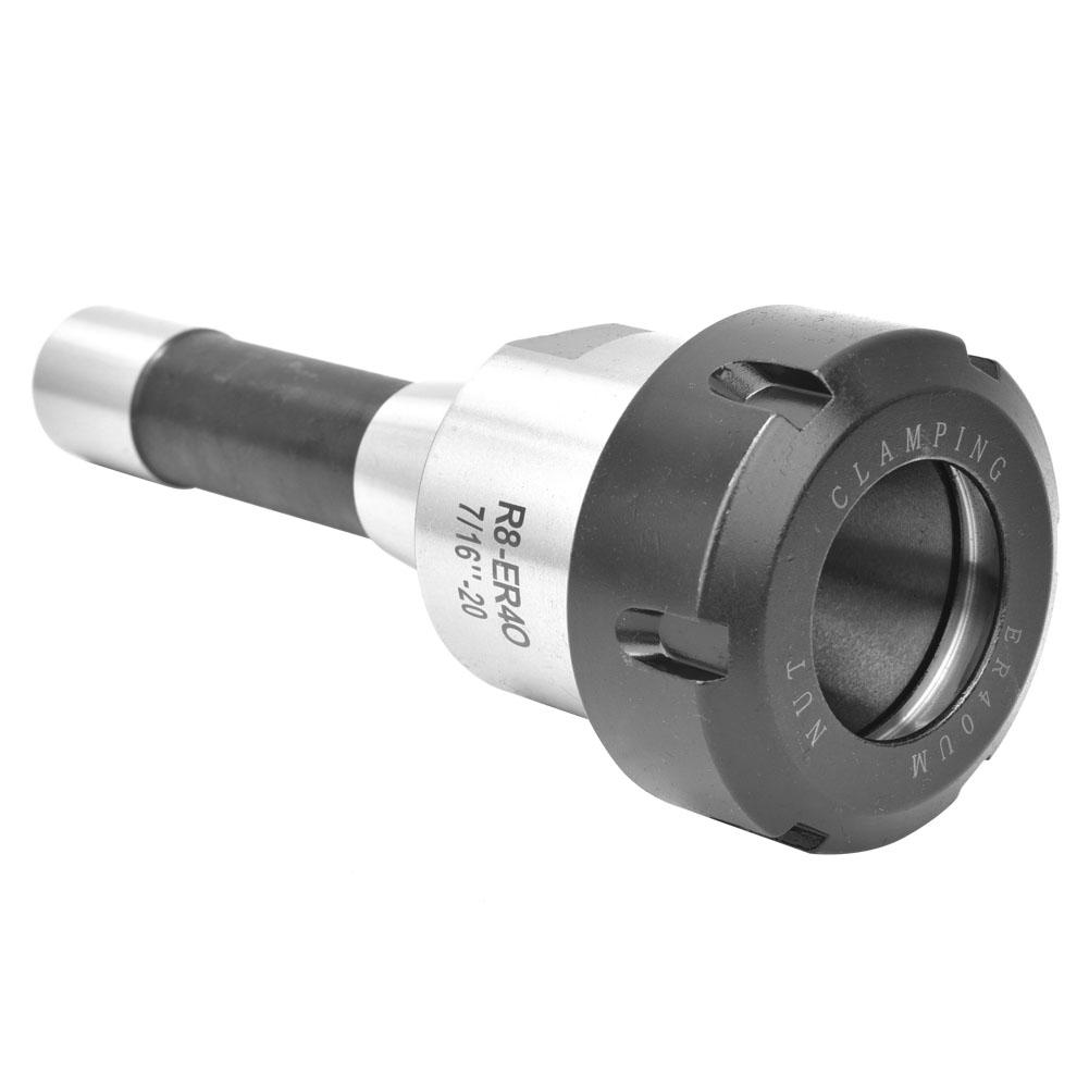 R8 ER40 7 16in 20UNF Collet Chuck Holder Milling Tool Holder CNC Parts
