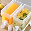 3.5L Juice Lemonade Dispenser Leakproof Beverage Dispenser with Spigot Juice Containers for Fridge for Parties Stand & Daily Use
