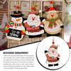 Xmas Pendent Home Decor Garden Decorations Holiday Supplies Fine Workmanship Festival Accessories Door Hanger Christmas Ornament