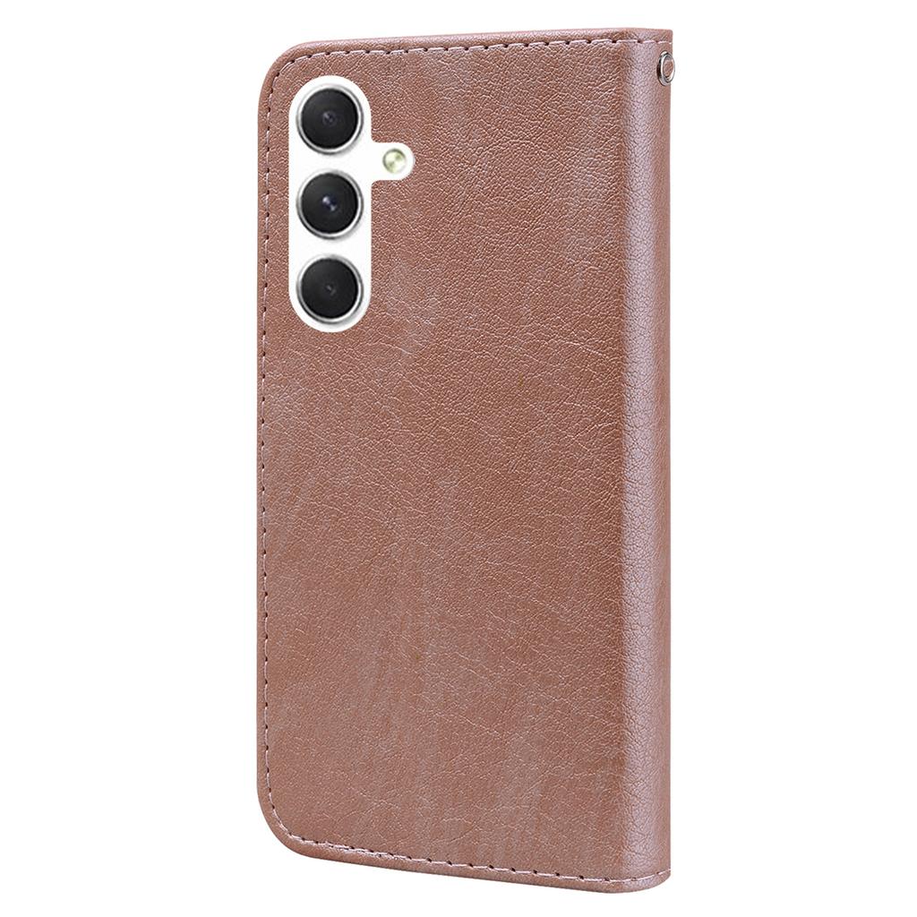 For Samsung Galaxy S24 Case Magnetic Clasp Leather Phone Cover