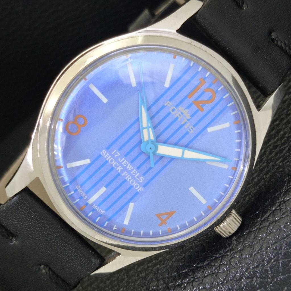 

ВИНТАЖНЫЕ МУЖСКИЕ ЧАСЫ С РУЧНЫМ ЗАВОДОМ ШВЕЙЦАРСКИЕ, ВОССТАНОВЛЕННЫЕ, С ЦИФЕРБЛАТОМ СИНЕГО ЦВЕТА a500029-2 R151a-a500029