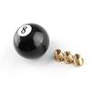 8 Eight Pool Billiard Ball Gear Shift Knob w/ Adapter Universal Vehicle AT/MT Shifter Lever Head Black High Quality Dropship