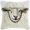 Cute Animals Latch Hook Kit Embroidery Pillow Knotted Stitch Embroidery Kit Hand Hooks Knitted Carpet Latch Hook Rug Kits Decor 