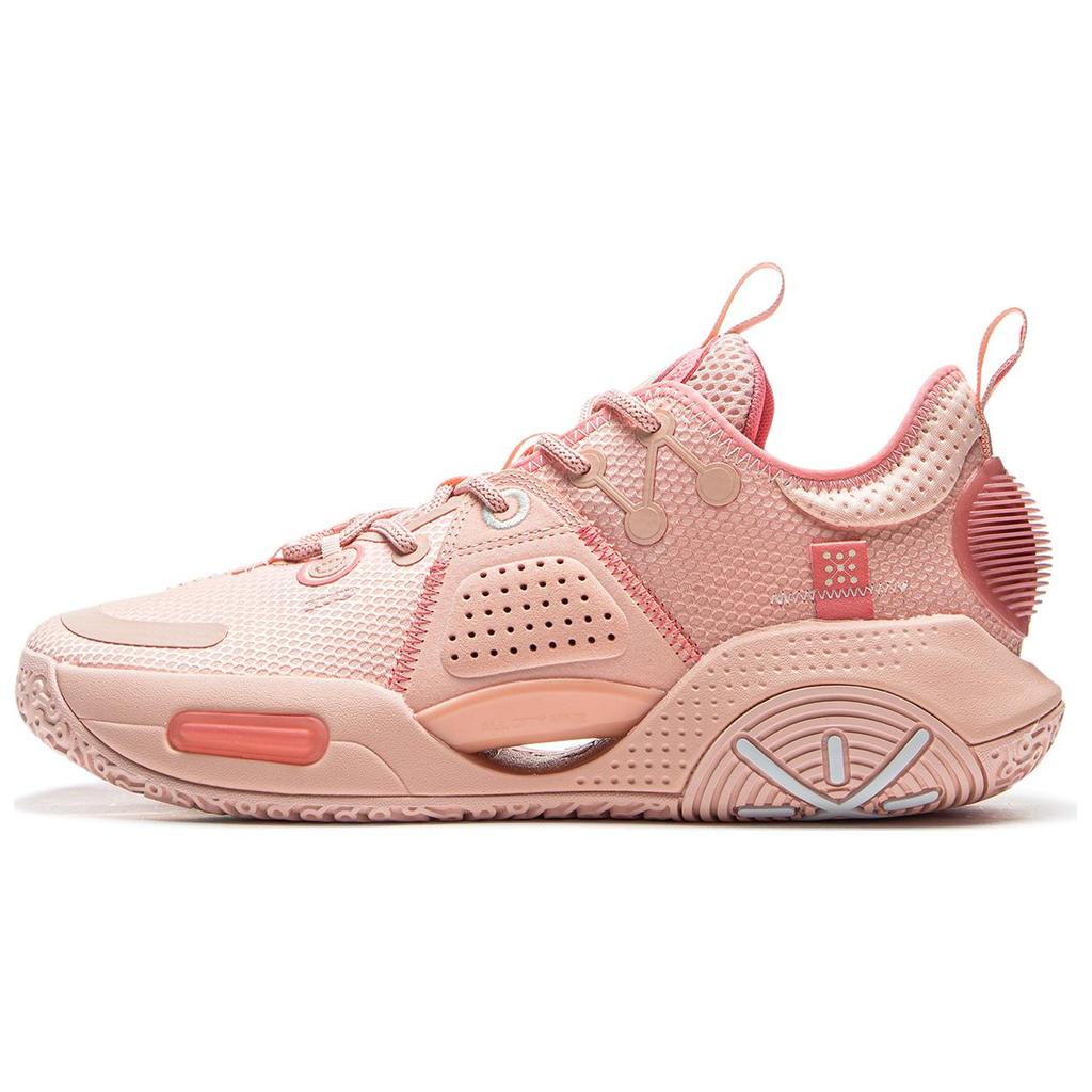 Li Ning All City 9 V1.5 Fabric Synthetic Leather TPU Shock Absorption Non-Slip Wear-Resistant Support Low-Top Basketball Shoes Men Sneaker ABAU113-2