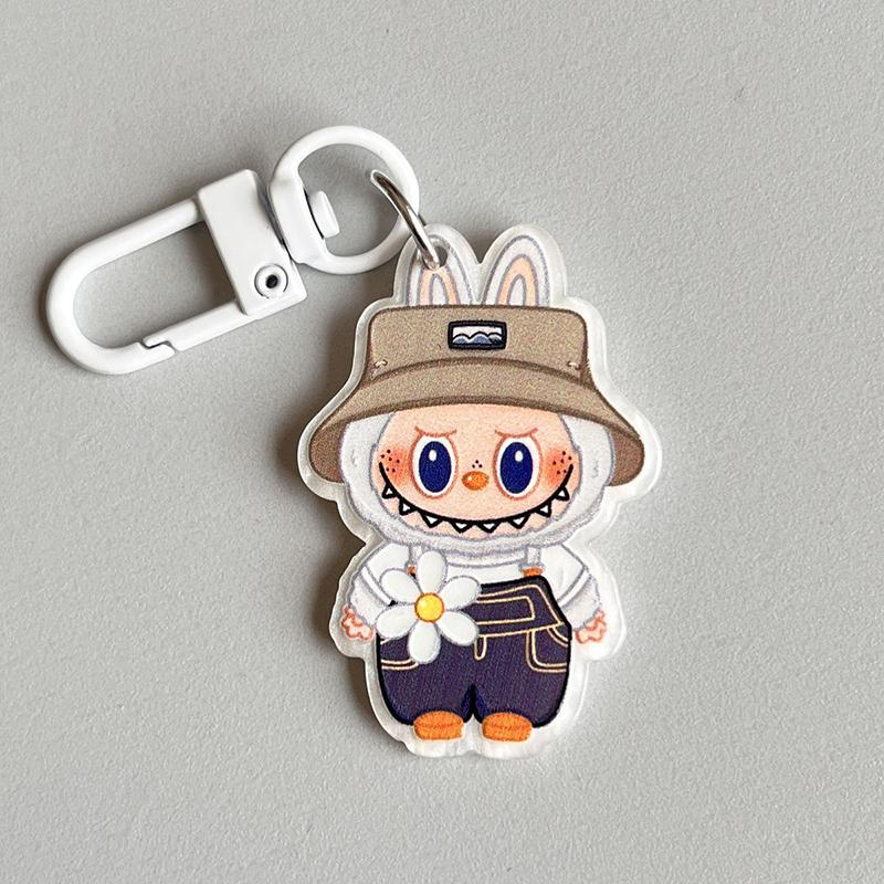 

Кавайный брелок Лабубу Брелоки Милый брелок для сумок Свадебные аксессуары Брелоки Женские подарки