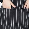 Stripe Kitchen Apron Oil-proof Polyester Gardening Chef Cooking Apron for Cleaning
