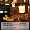 Solar LED Courtyard Lights: Tree Hanging Koala, Owl, and Parrot Garden Ornaments