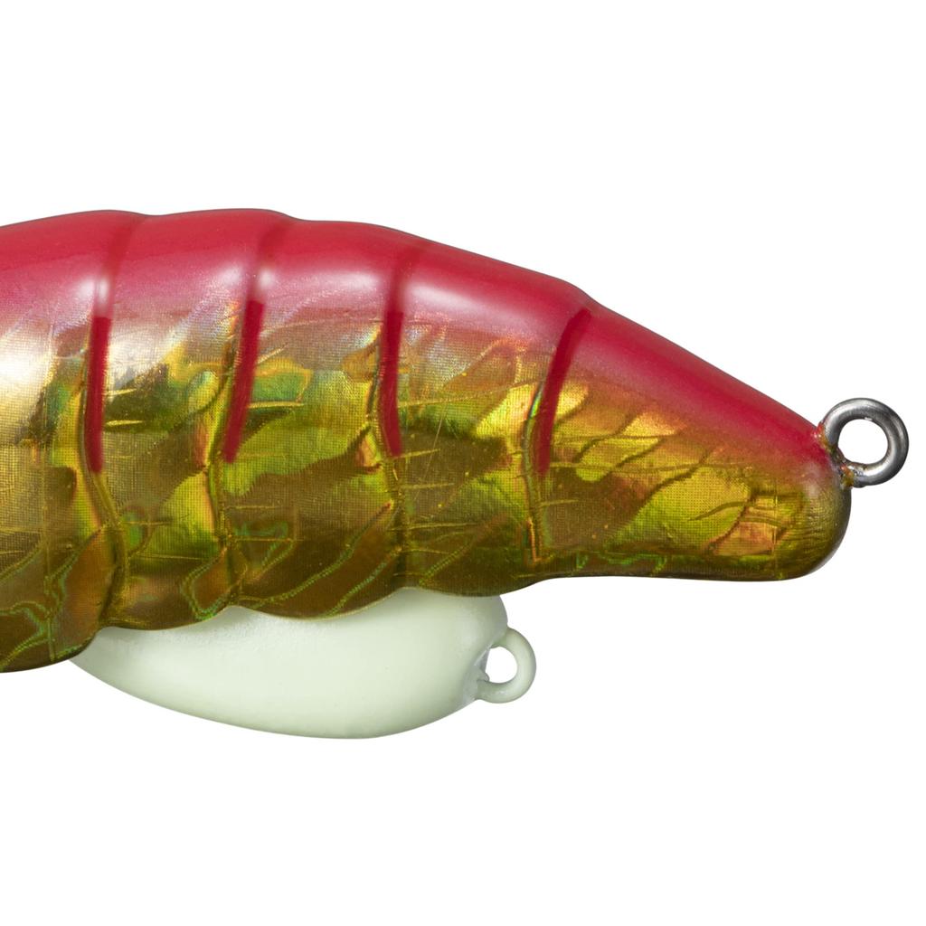 Major Craft Octopus Puri Puri Tako Ebi Red Gold Shrimp Lure, #6
