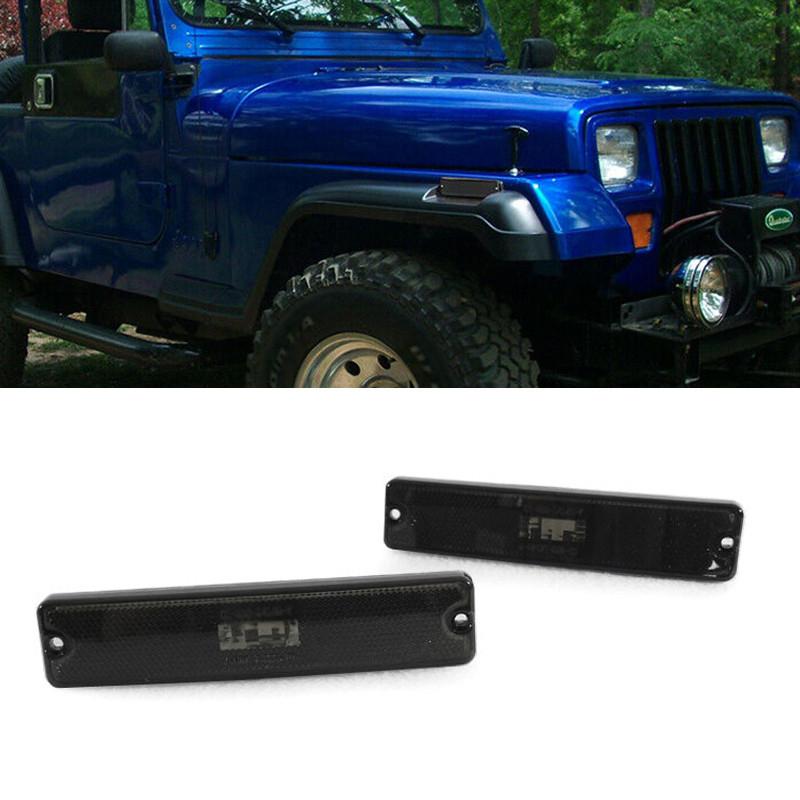 For Jeep Wrangler YJ 1987-1995 Exterior Accessories Car Front Side Fender Marker Light Housing Lamp Shell 56001424