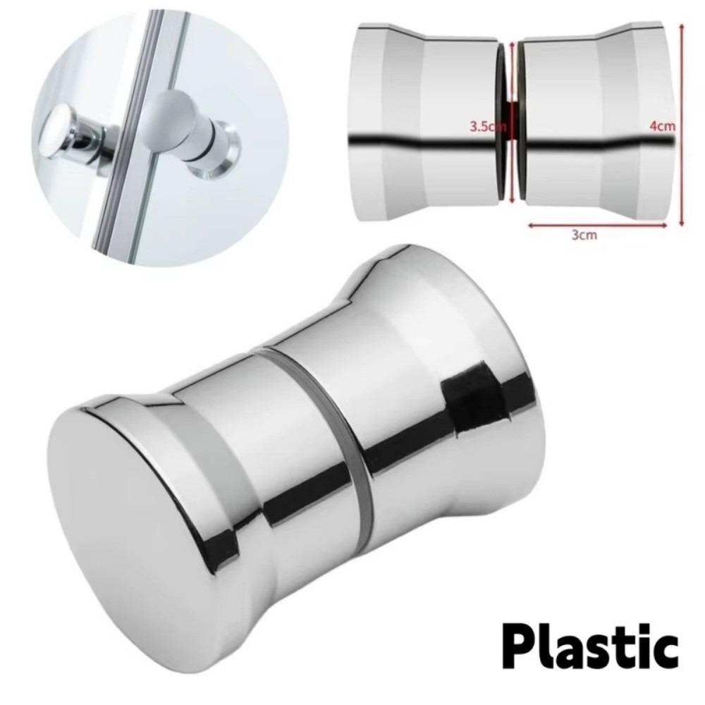 

Aluminum Door Handles Double Sided Pull Sliding Shower Doors Knob for Kinds Glass Doors A