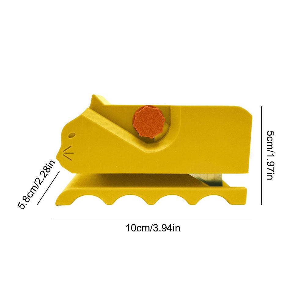 Creative Cardboard Cutter DIY Tool Cardboard Recycle Tool Cartoon 3D Printing Cardboard Strip Stripper Cute Scratcher Cat Suppli
